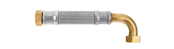 Fabricant Flexible chauffage Ø 15mm Femelle Femelle coudé 90° 1/2" 15x21
