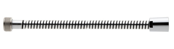 Fabricant flexible de douche noir avec spirale argent