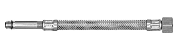 Fabricant flexible robinetterie Ø 8mm Femelle 3/8" 12x17 Mâle long M10X100