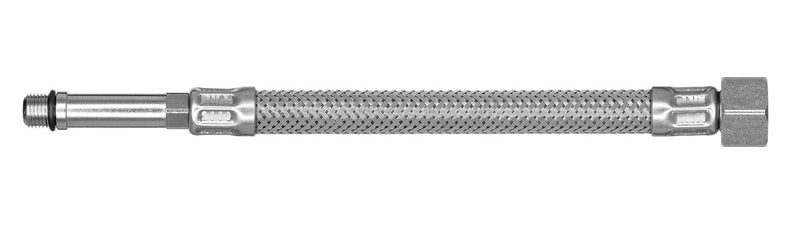 Fabricant flexible robinetterie Ø 8mm Femelle 3/8" 12x17 Mâle long M10X100