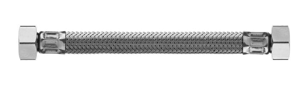 Fabricant flexible sanitaire Ø 8mm Femelle 3/8" 12x17 Femelle 1/2" 15x21